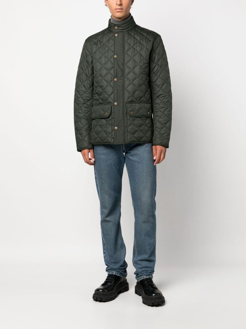 Barbour button-up quilted jacket outlook