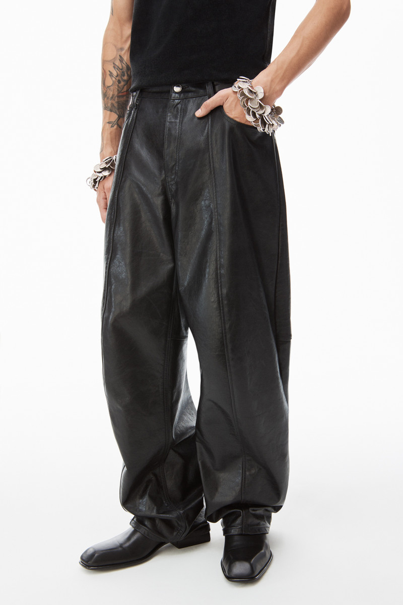 trouser in crackle patent 3