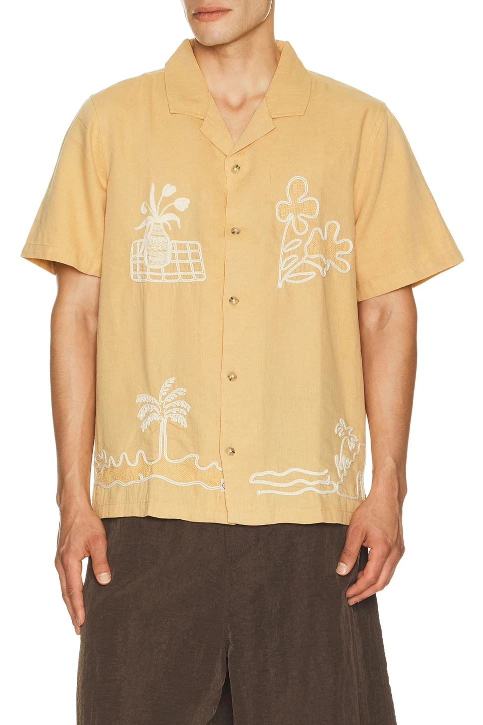 Sol Embroidered Resort Shirt - 1