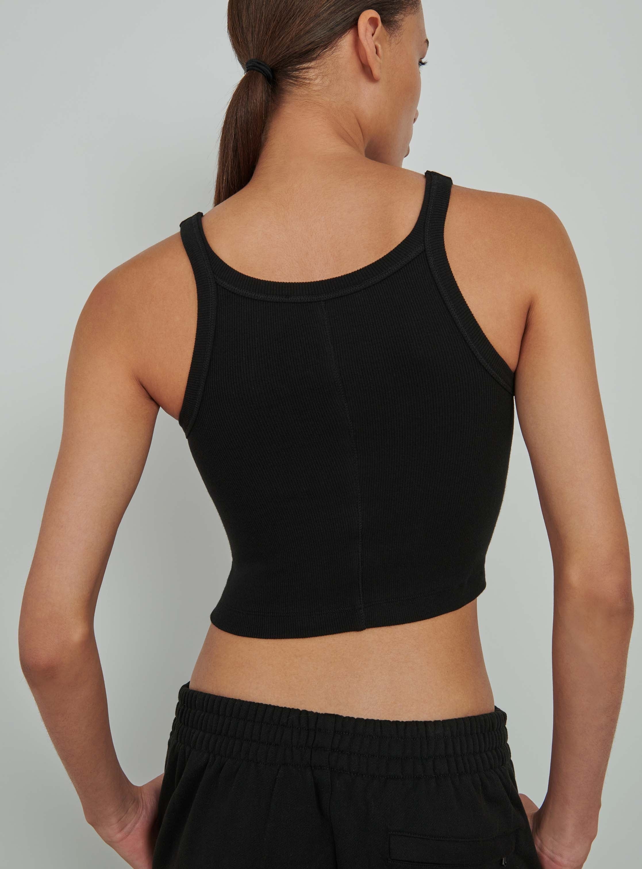 HB Ribbed Tank Black - 6