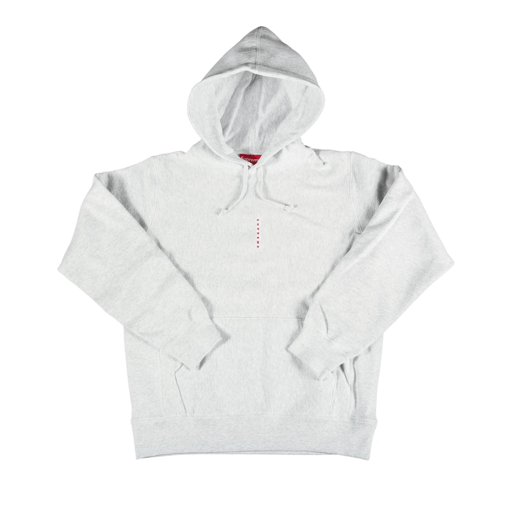 Supreme Supreme Micro Logo Hooded Sweatshirt 'Ash Grey' | REVERSIBLE