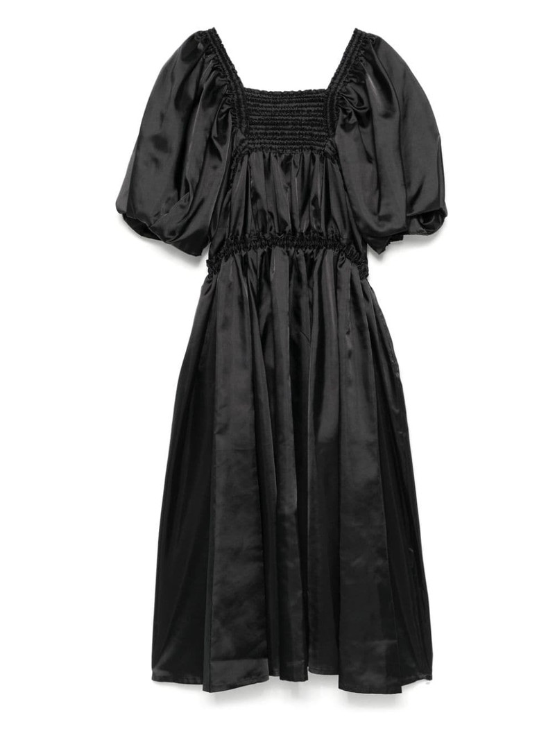 Noir Kei Ninomiya smocked midi dress outlook