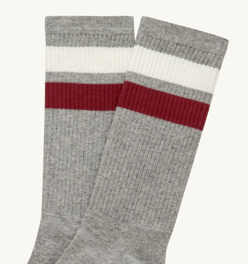 AUTRY UNISEX STRIPED JACQUARD LOGO SOCK outlook