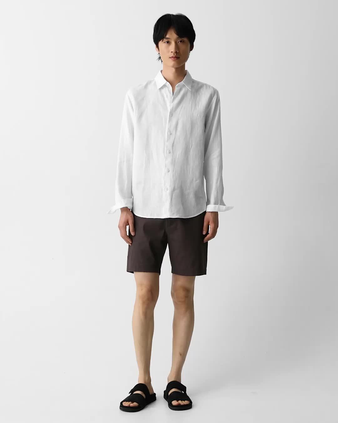 Irving Shirt in Relaxed Linen - 9