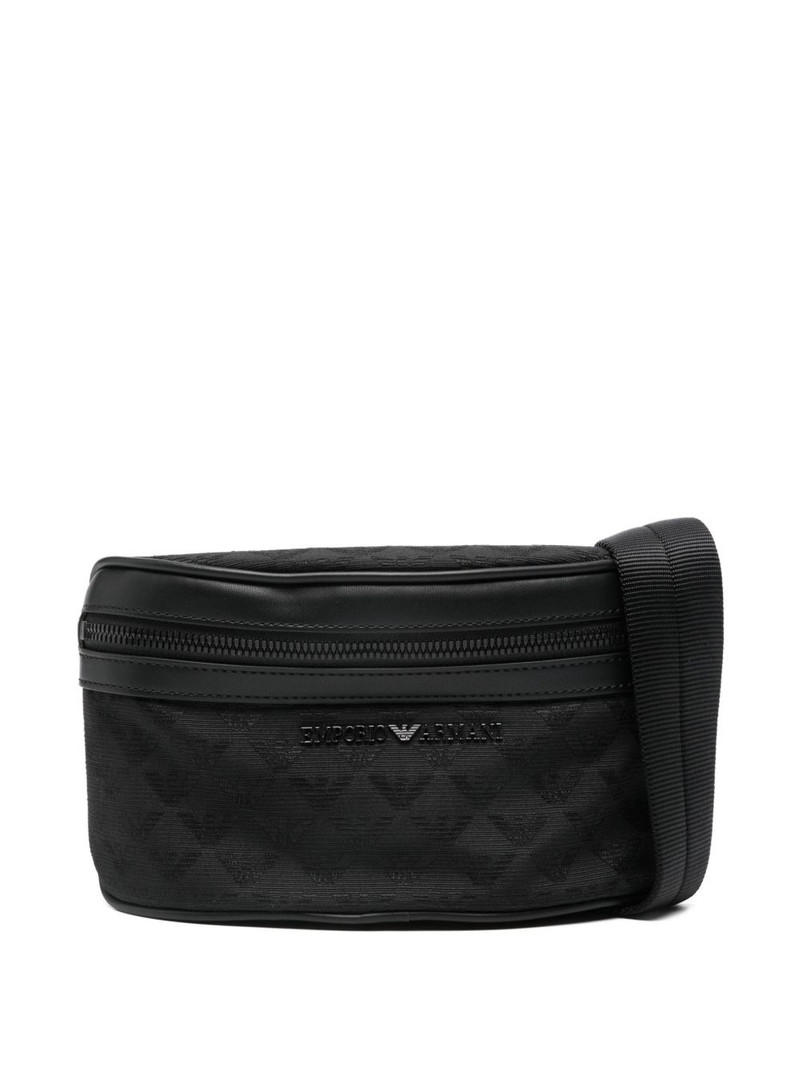 logo-pattern belt bag 1