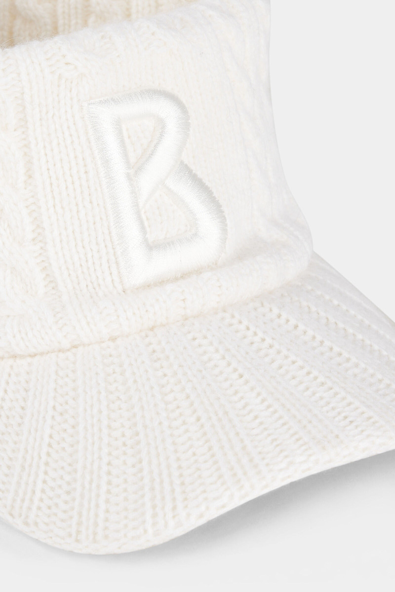 Tessa Visor headband in Off-white 4