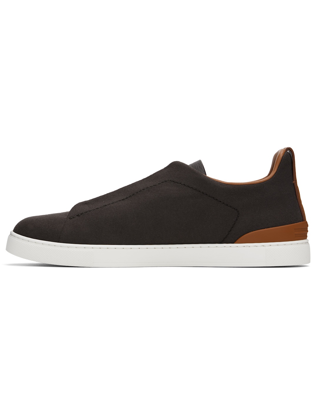 Brown #UseTheExisting Triple Stitch Sneakers - 3