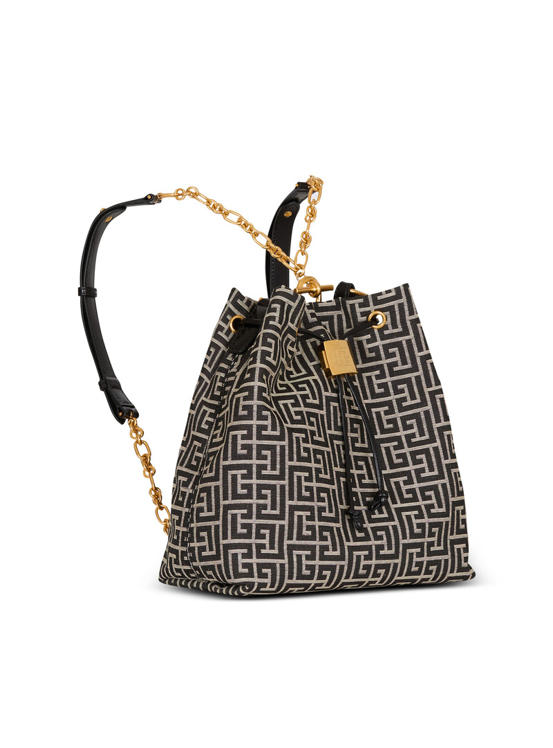 Pulse monogram jacquard backpack 3