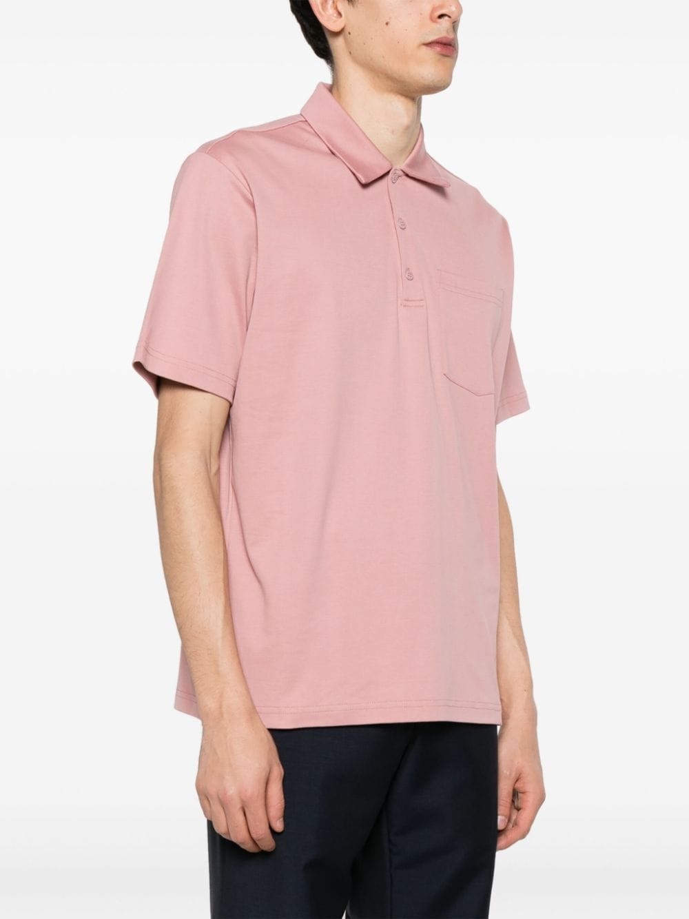 jersey cotton polo shirt - 3