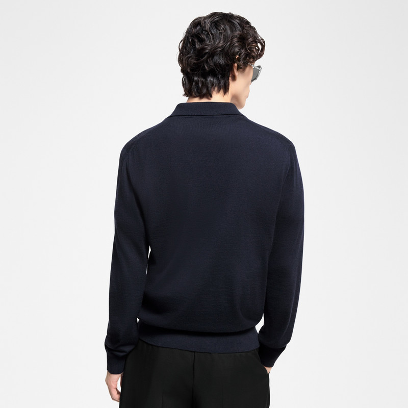 Cashmere Long-Sleeved Polo 5