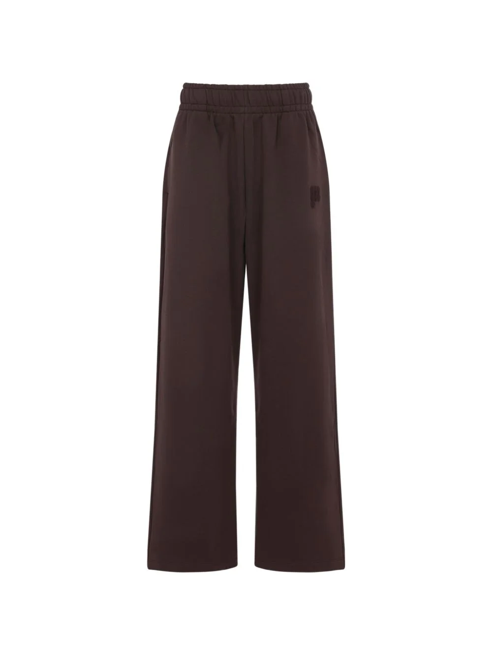 elasticated embroidered track pants - 1