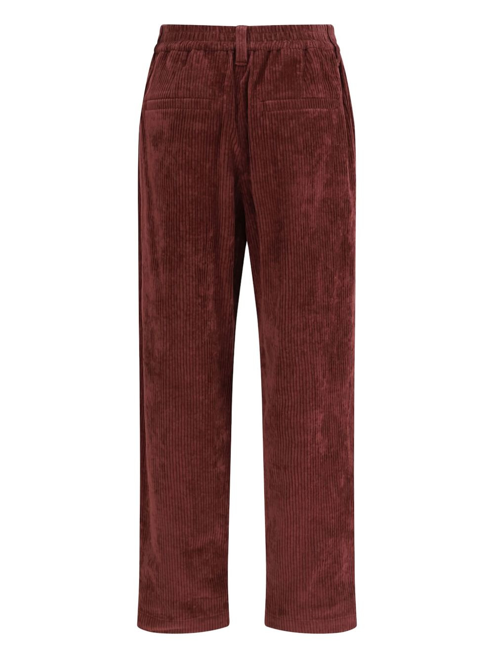 corduroy elastic-waist trousers - 2