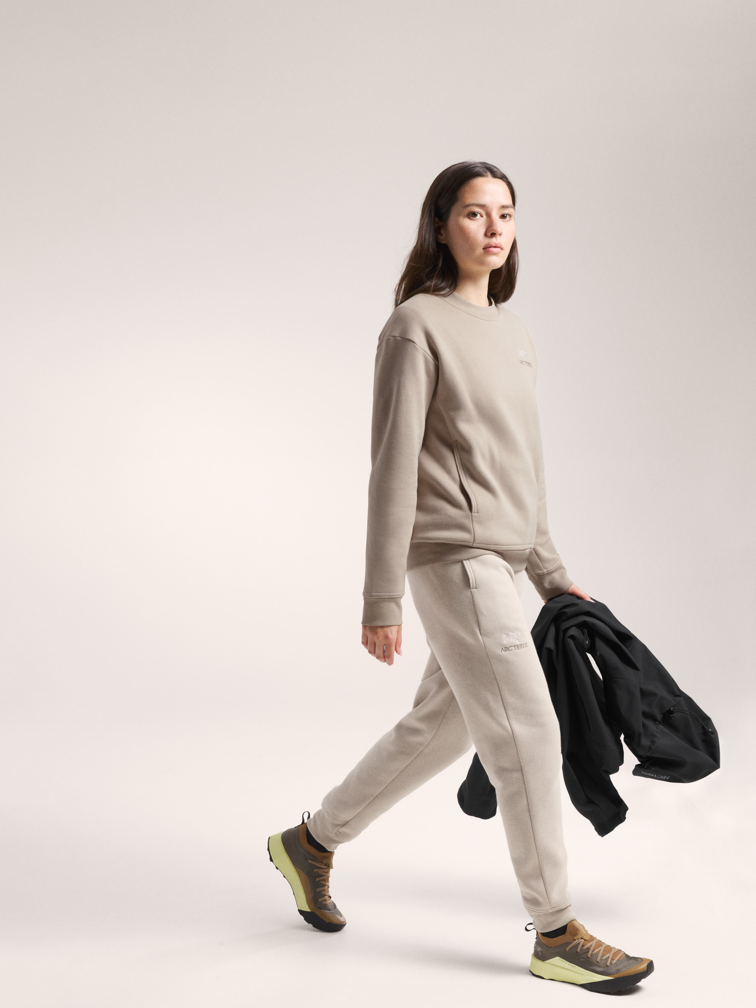 Emblem Fleece Crew Neck Pullover - 4