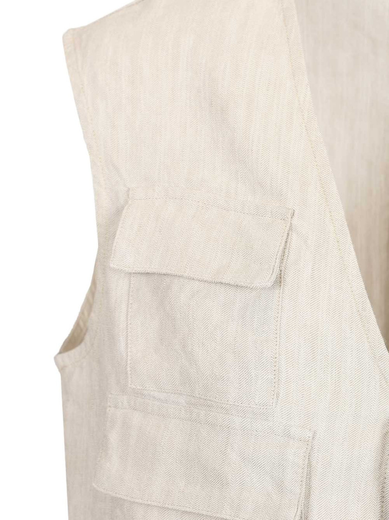 pocket V-neck gilet 4