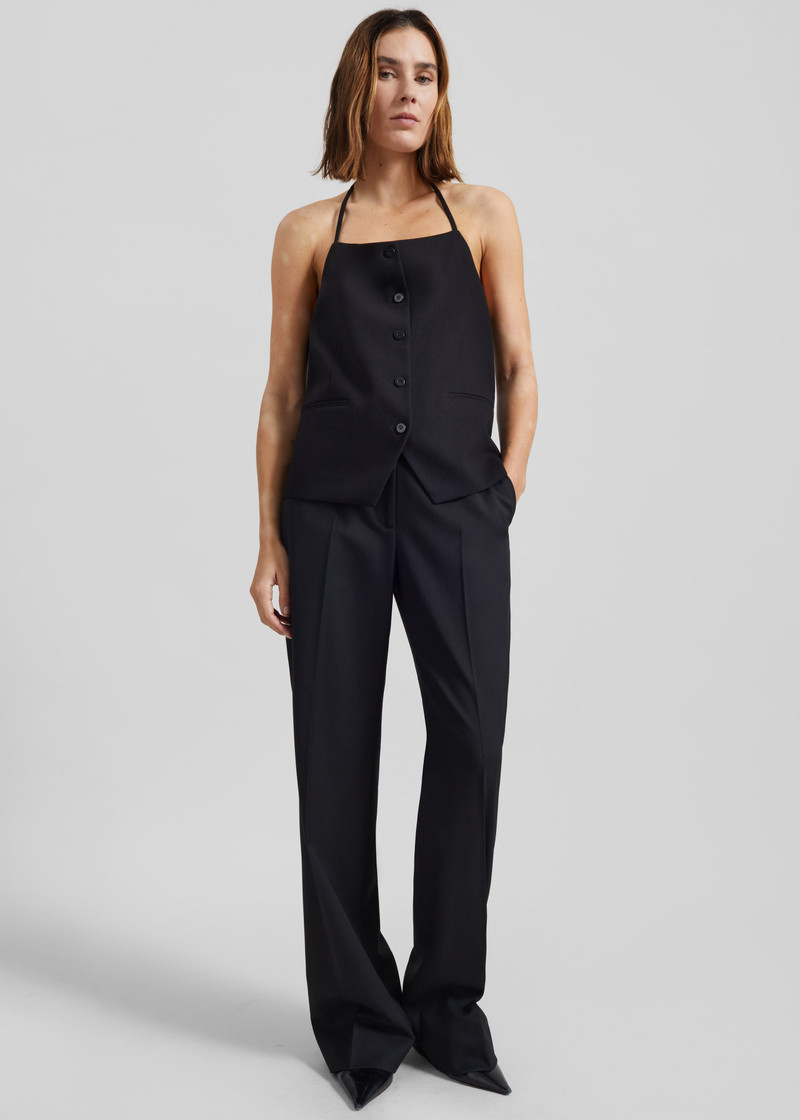 Melwin Halter Vest - Black 5