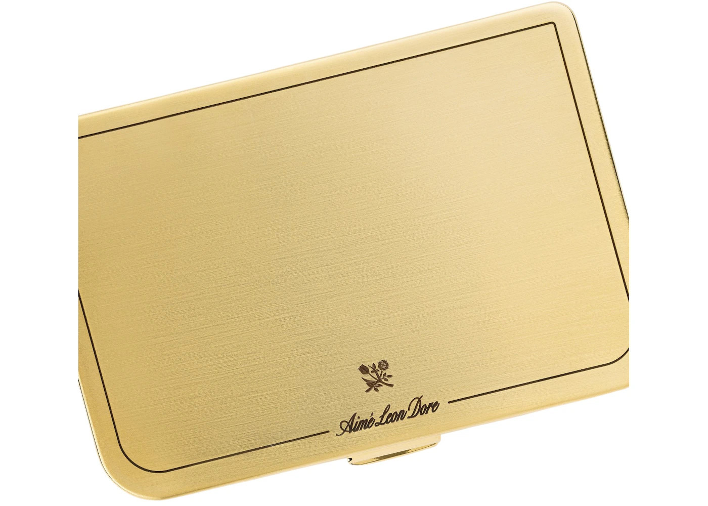 Aime Leon Dore Brass Card Case Gold - 3
