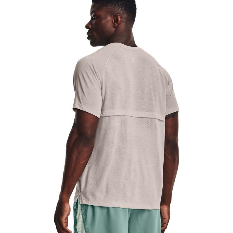 Under Armour Streaker Running T-Shirt 'Beige Grey' 1361469-592 - 4