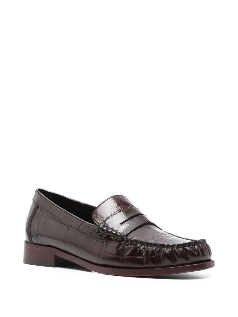 PARIS TEXAS penny leather loafers outlook