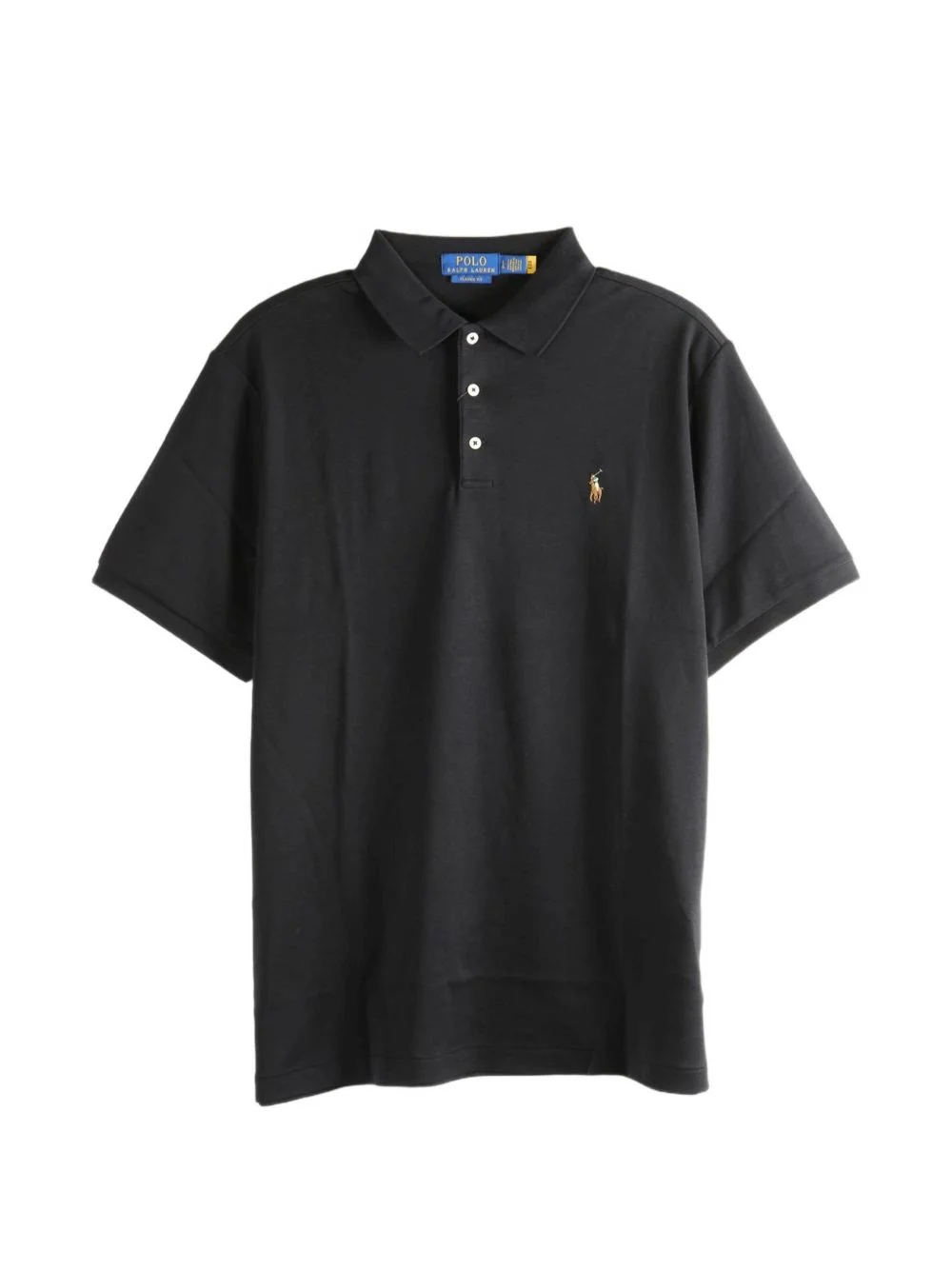 logo-embroidered polo shirt - 1