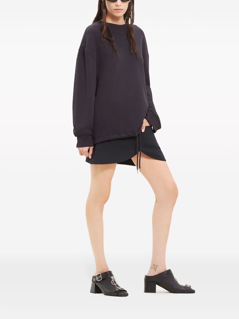 elasticated fleece jumper - 3