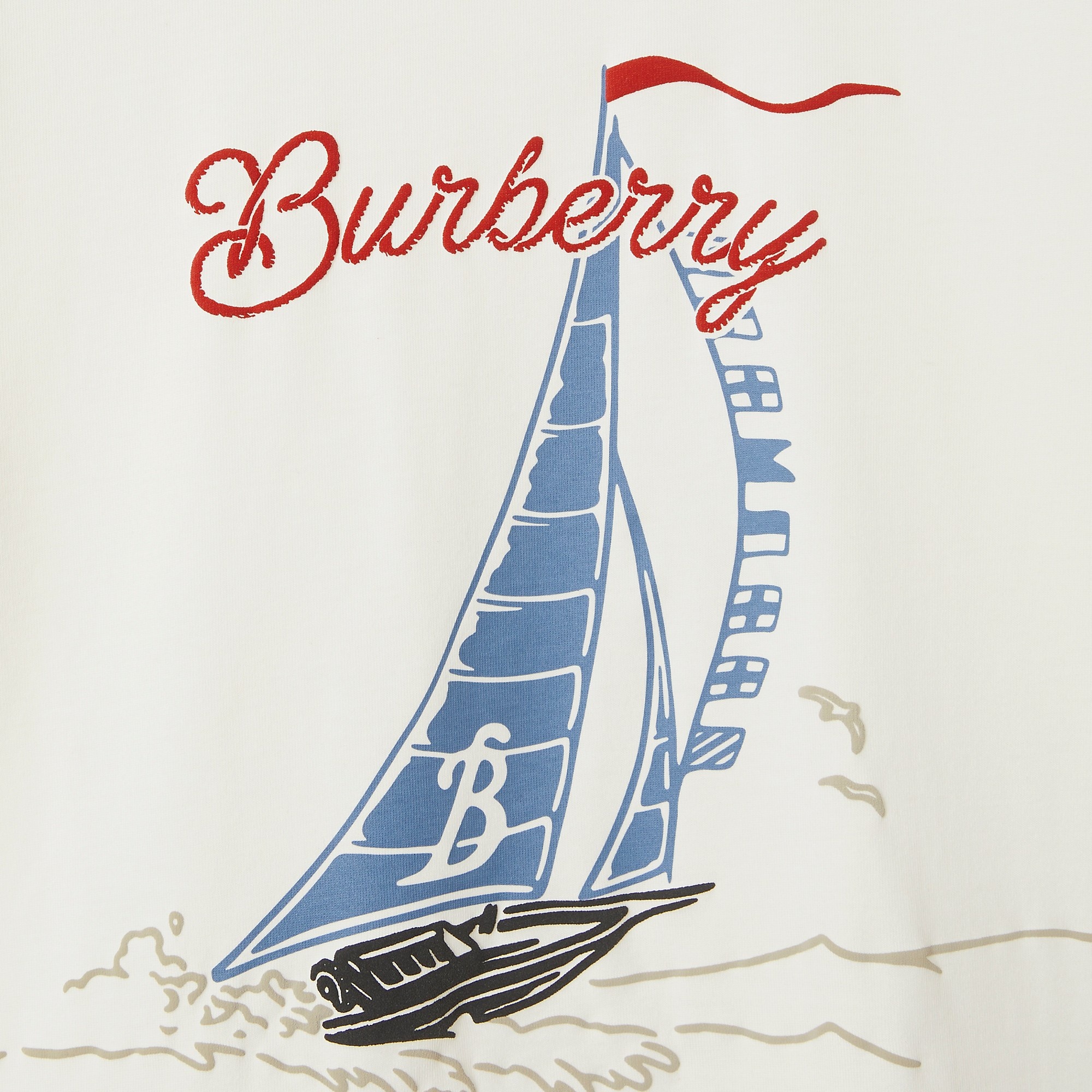 Sailboat Cotton T-shirt - 5
