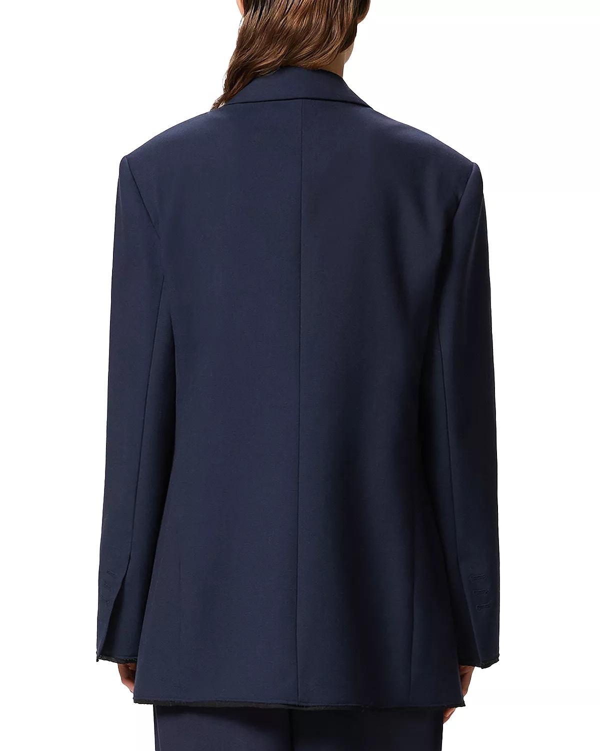 Wool Blend Double Breasted Jacket - 3