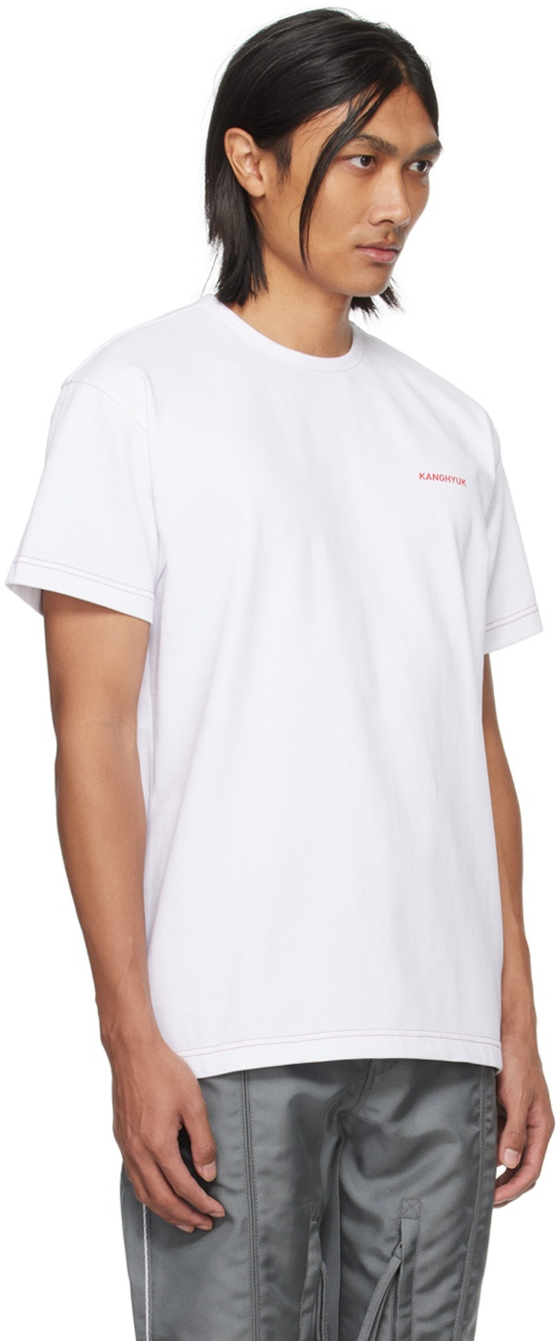 Kanghyuk White Printed T-Shirt outlook