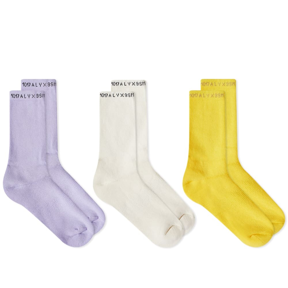 1017 ALYX 9SM Socks - 3 Pack - 1