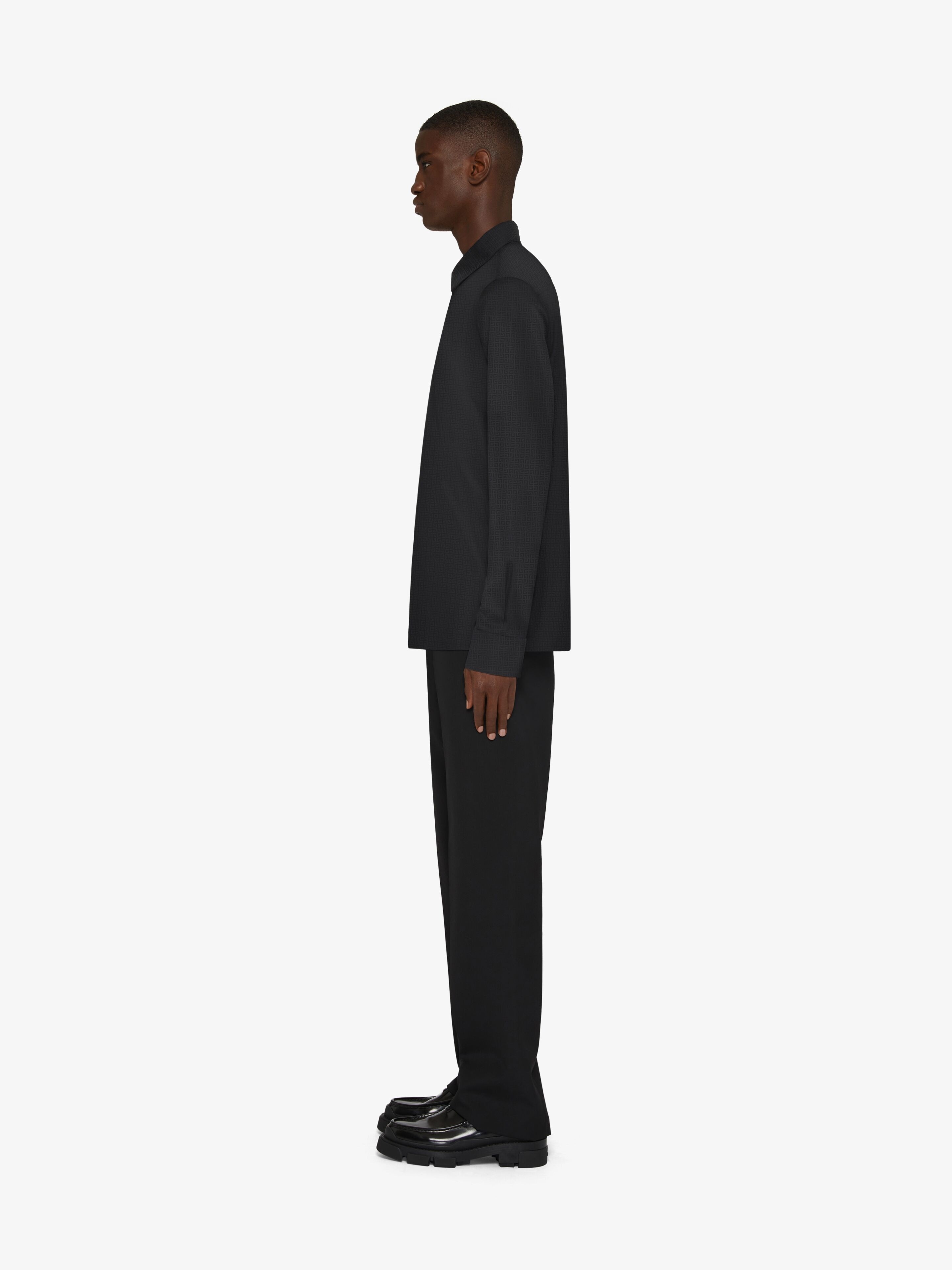 SHIRT IN 4G JACQUARD WITH ZIP - 3