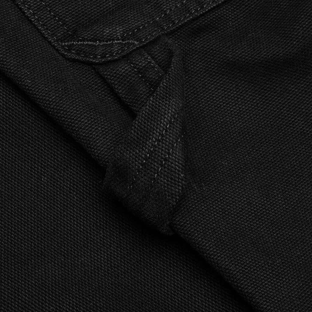 STUSSY CANVAS WORK PANT - BLACK - 4