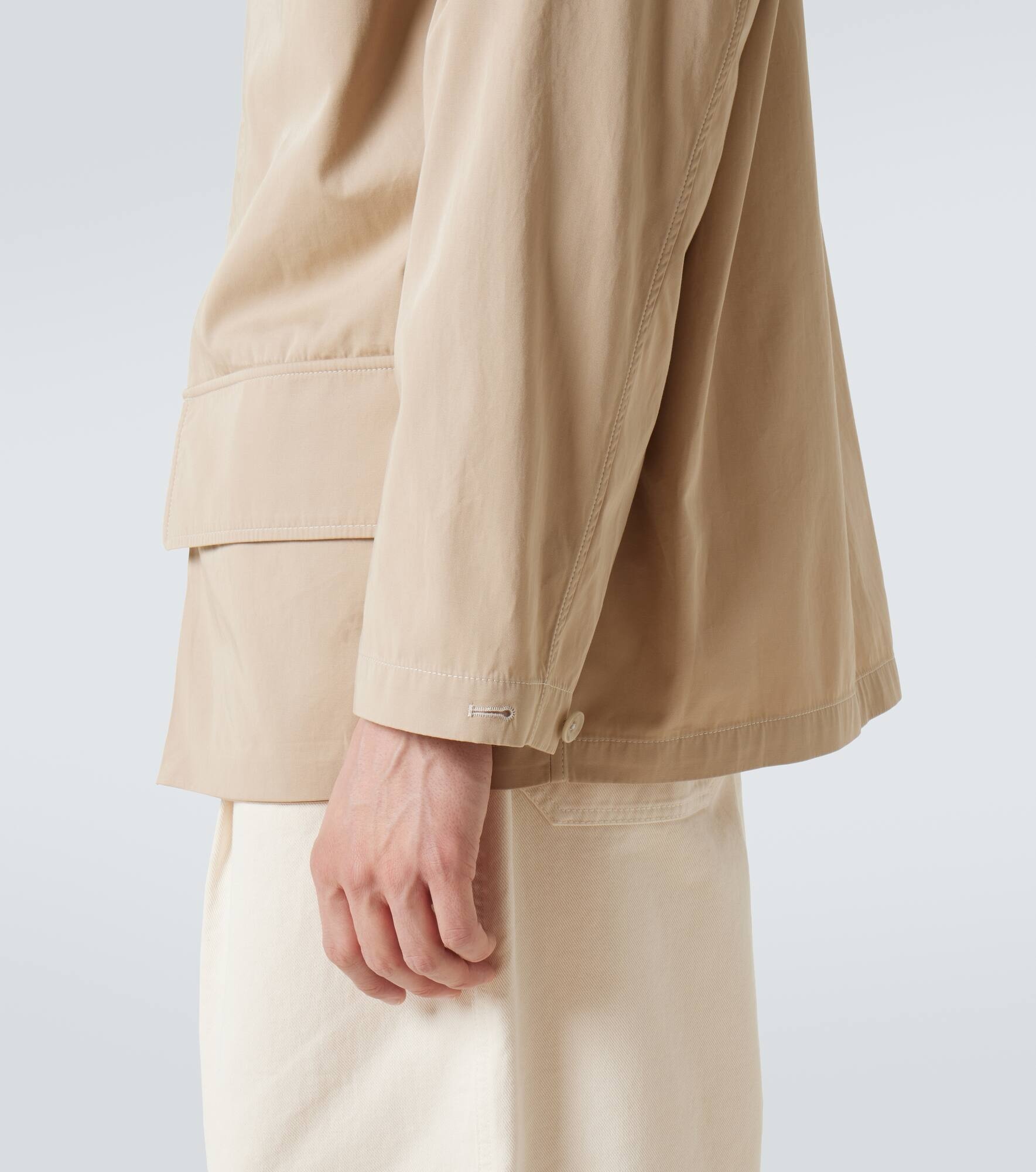 Cotton twill overshirt - 6