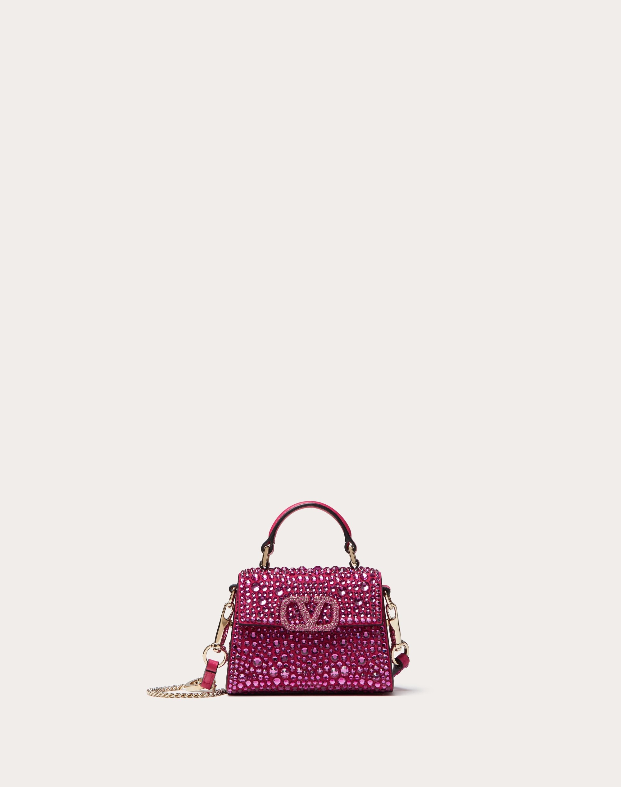 VSLING MICRO HANDBAG WITH SPARKLING EMBROIDERY 1
