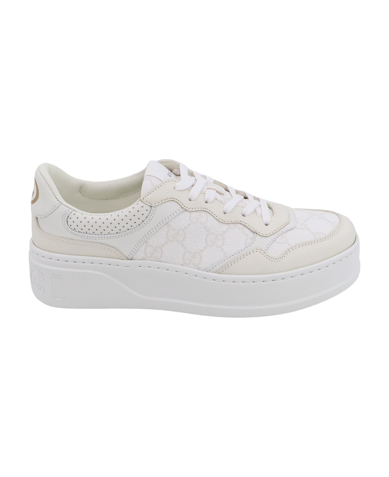 Panelled Low-top Sneakers - 1