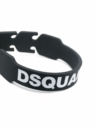 DSQUARED2 logo-print face mask extender strap outlook