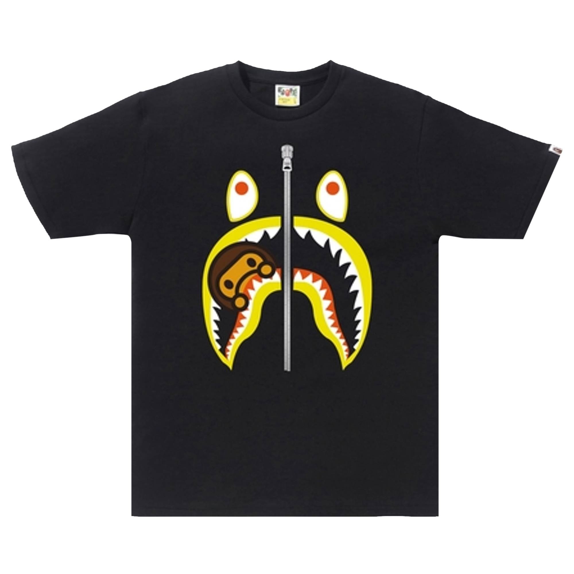 BAPE Colors Milo Shark Tee 'Black' - 1