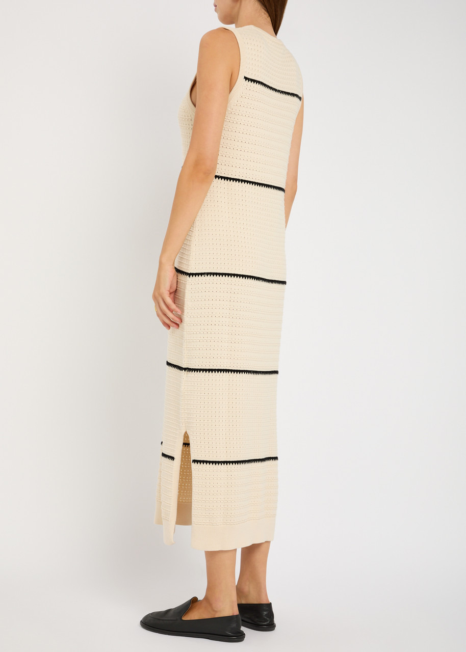 Varley Scott Scoop Neck Knit Midi Dress - 3