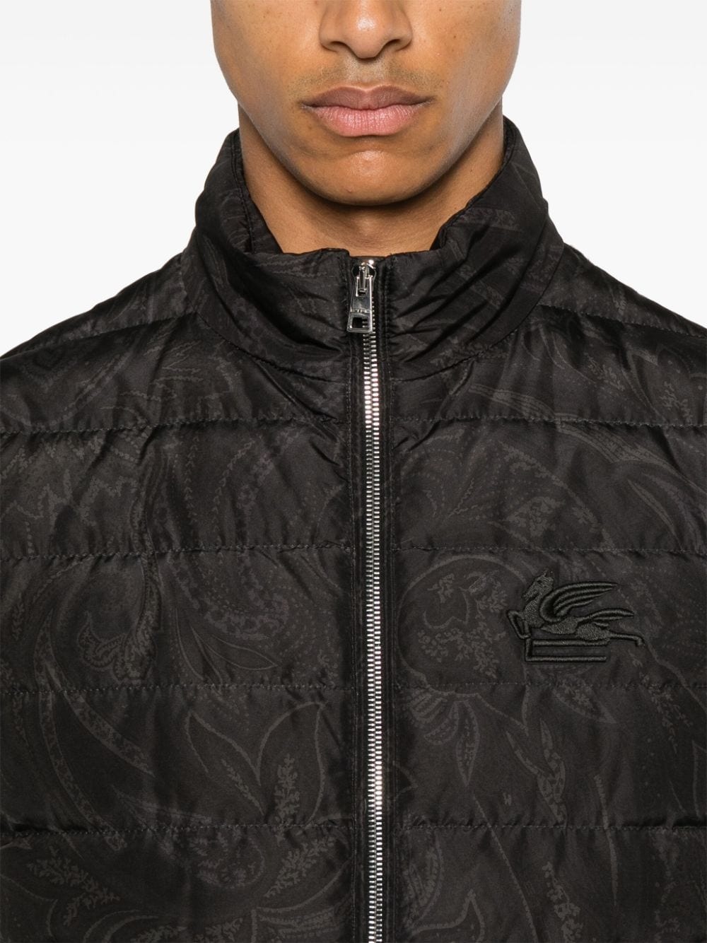 signature Pegaso-embroidered gilet - 5