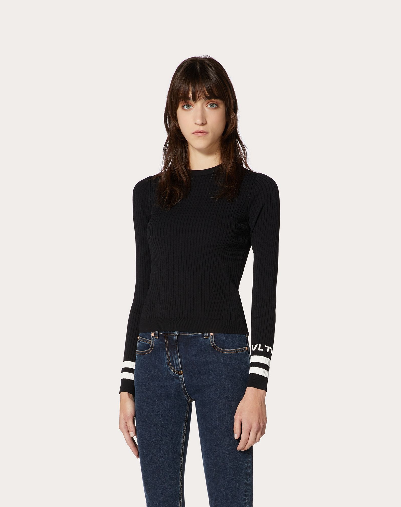 VLTN Stretch-Viscose Sweater - 3