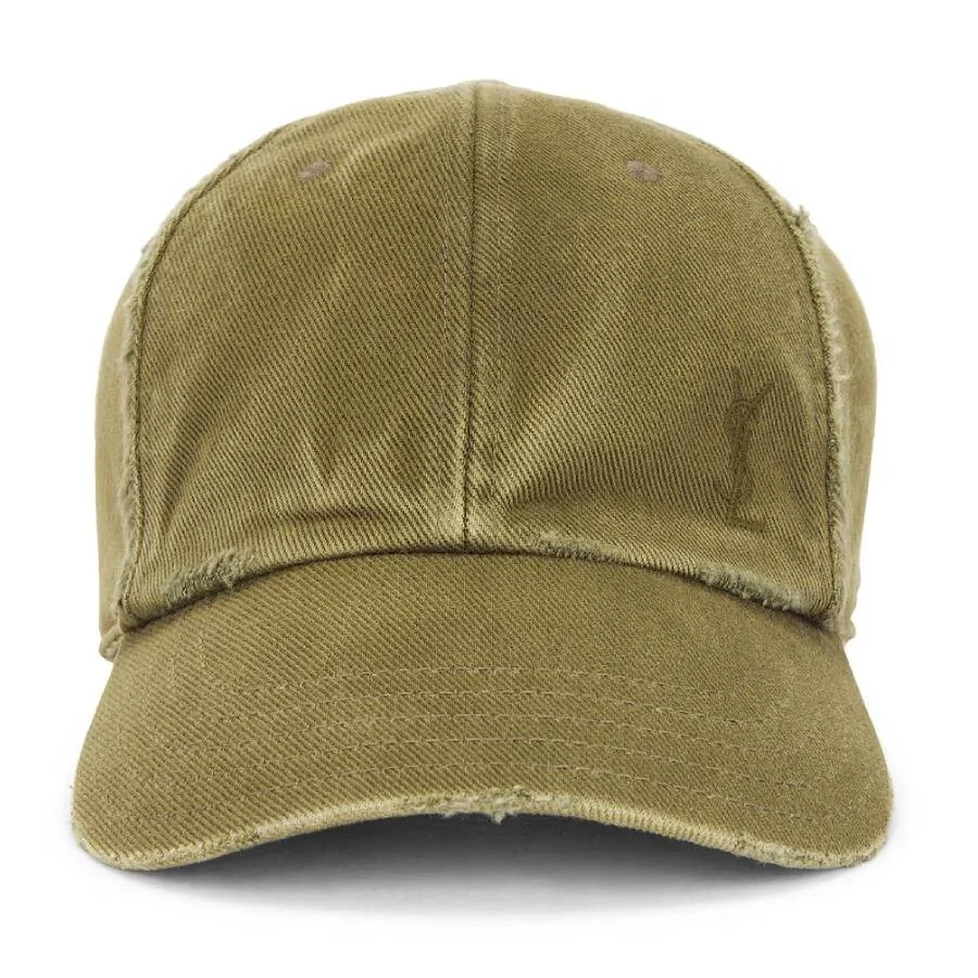 Saint Laurent Womens Washed Denim Cap - 1