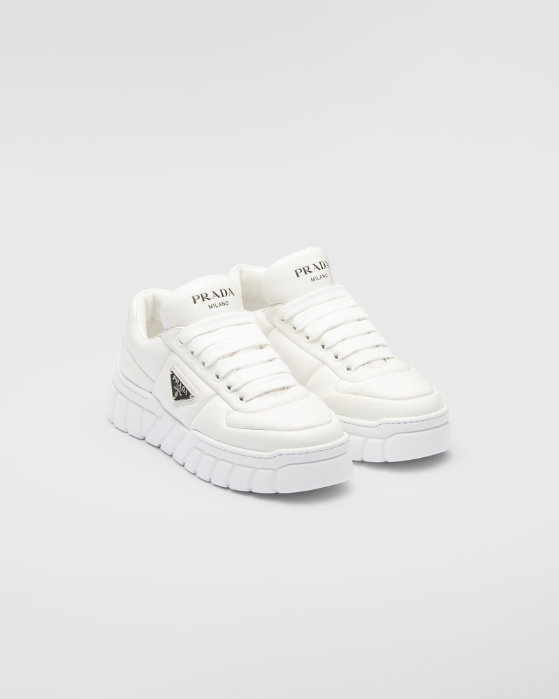 Padded nappa leather sneakers - 1