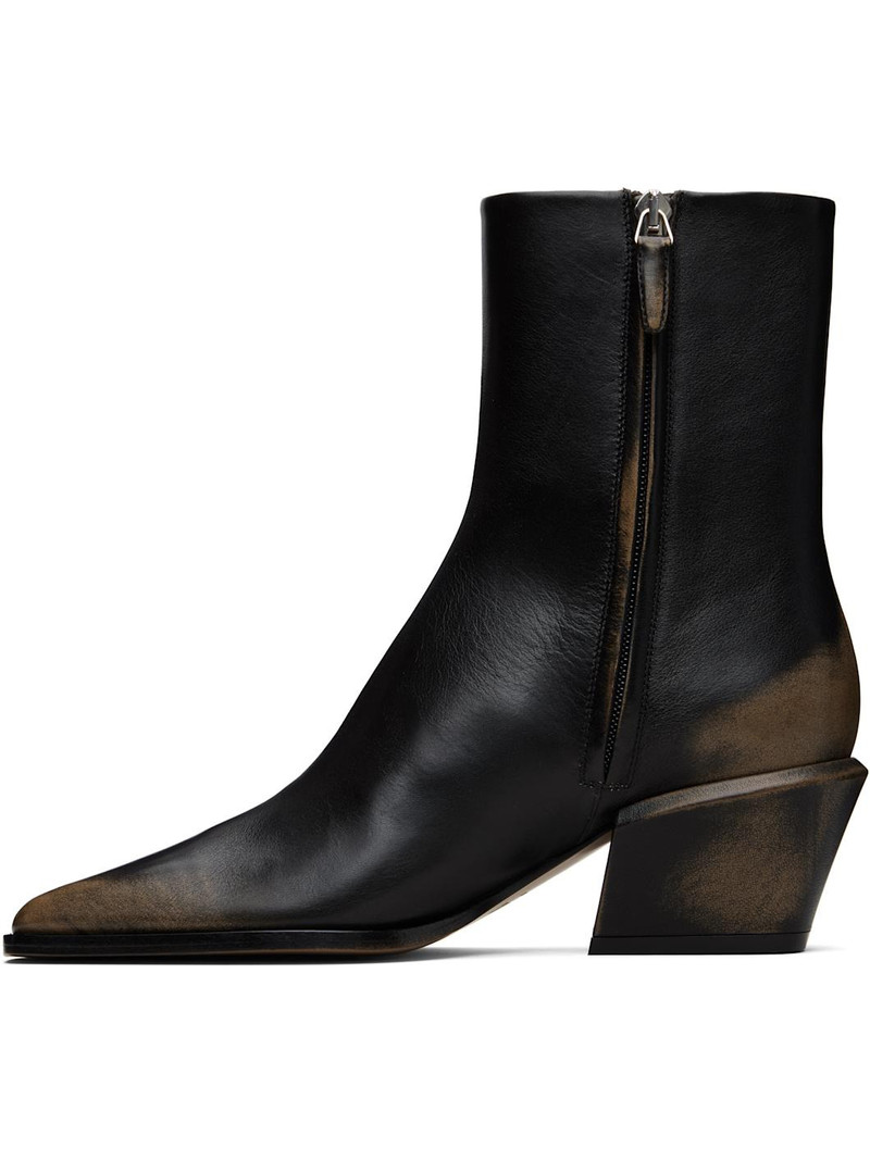 PARIS TEXAS Black Bettina 50 Ankle Boots outlook