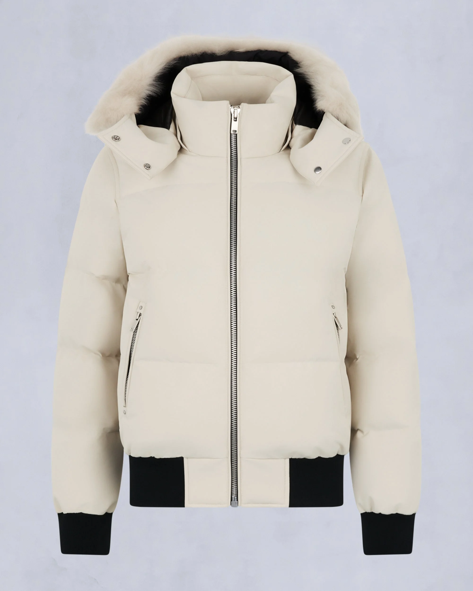 CLOUD SHEARLING BOMBER JACKET - 1