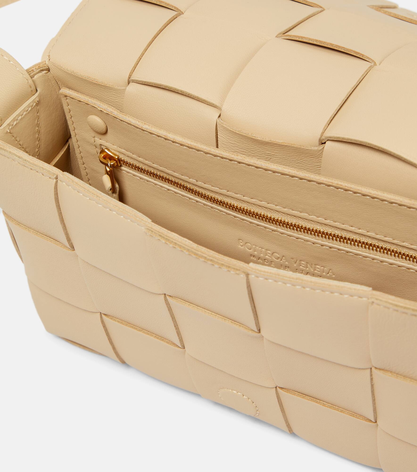 Cassette leather shoulder bag - 3