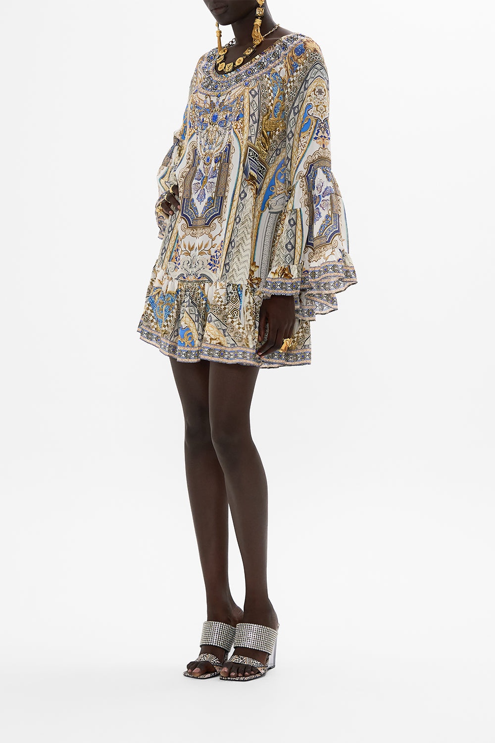 A LINE FRILL DRESS - 4