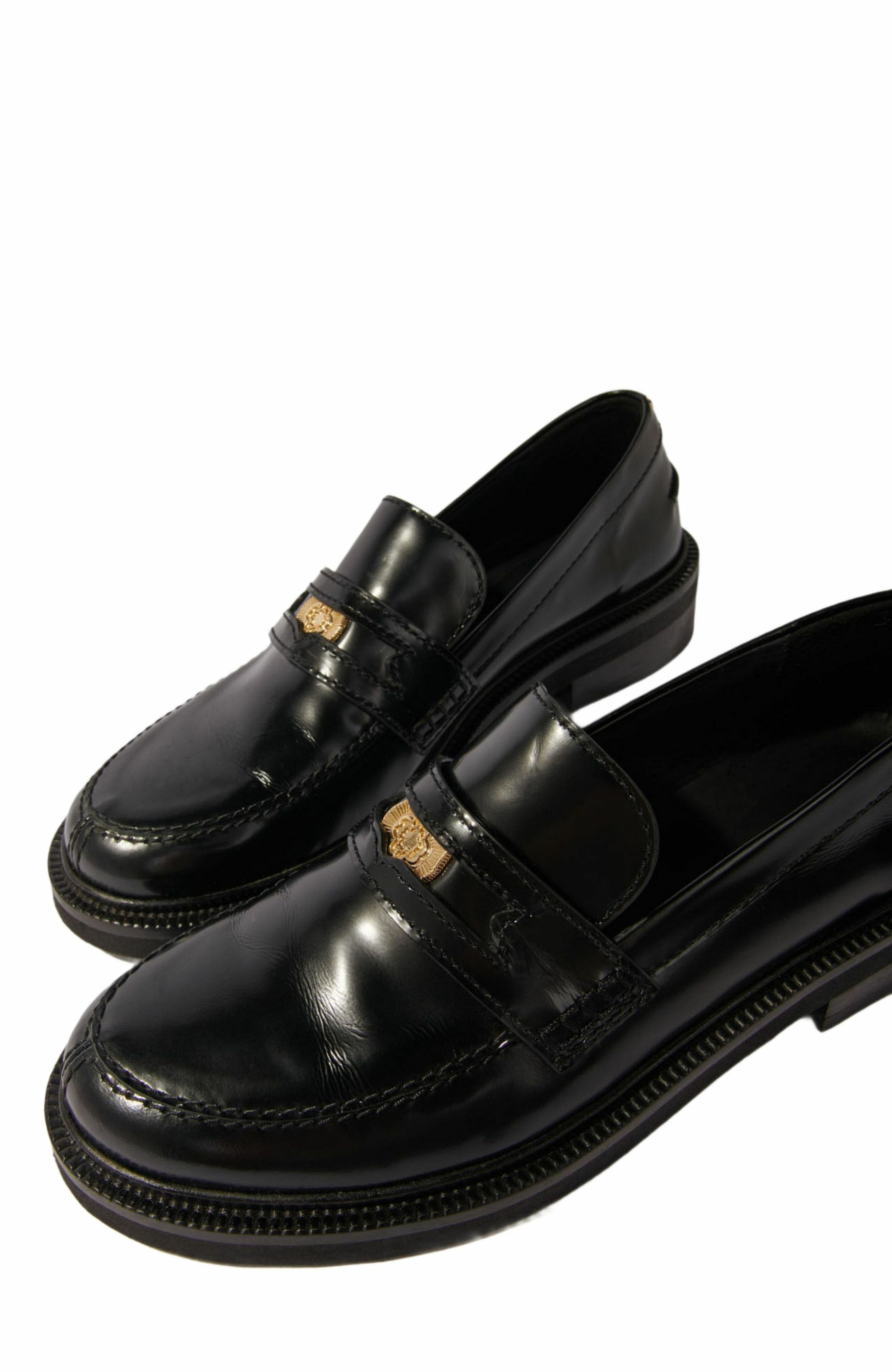 maje Leather loafers in Black at Nordstrom - 5