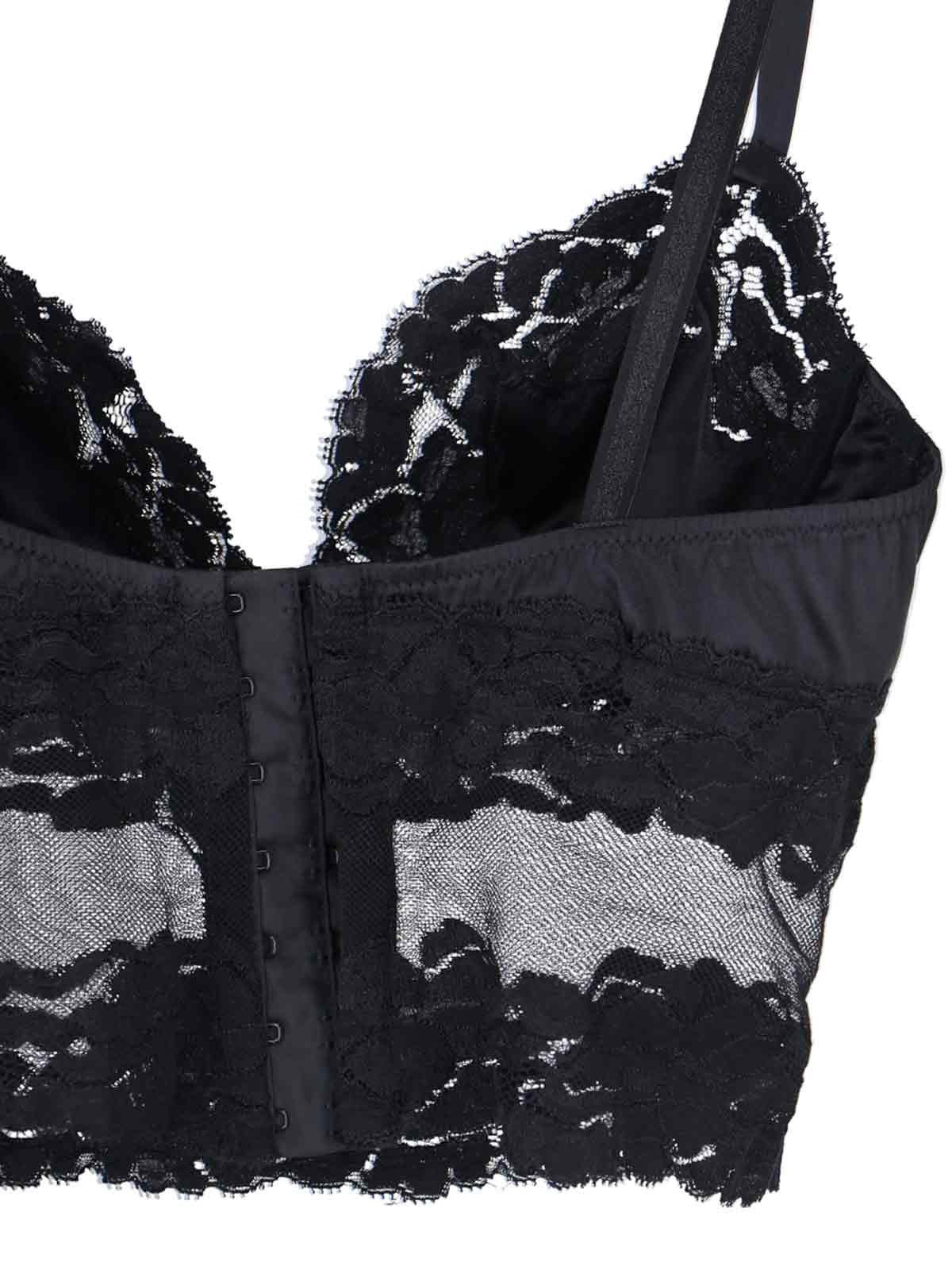 LACE AND SATIN TOP - 3