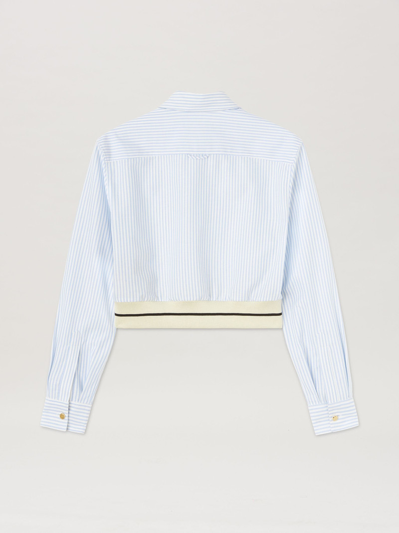 Palm Angels Palms Stripes Crop Shirt outlook