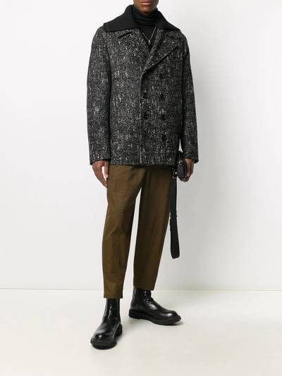 Dolce & Gabbana Fantasia check wool coat outlook