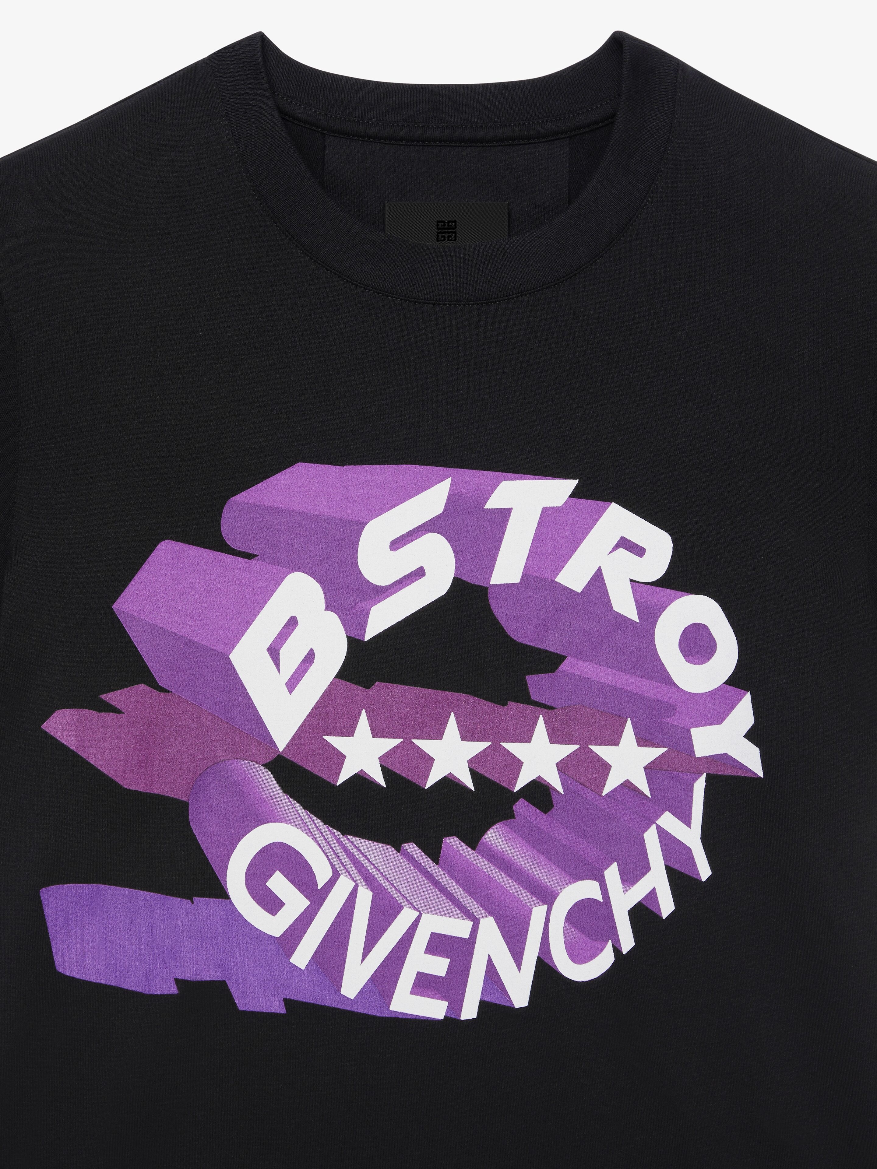 GIVENCHY SLIM FIT PRINTED T-SHIRT - 5