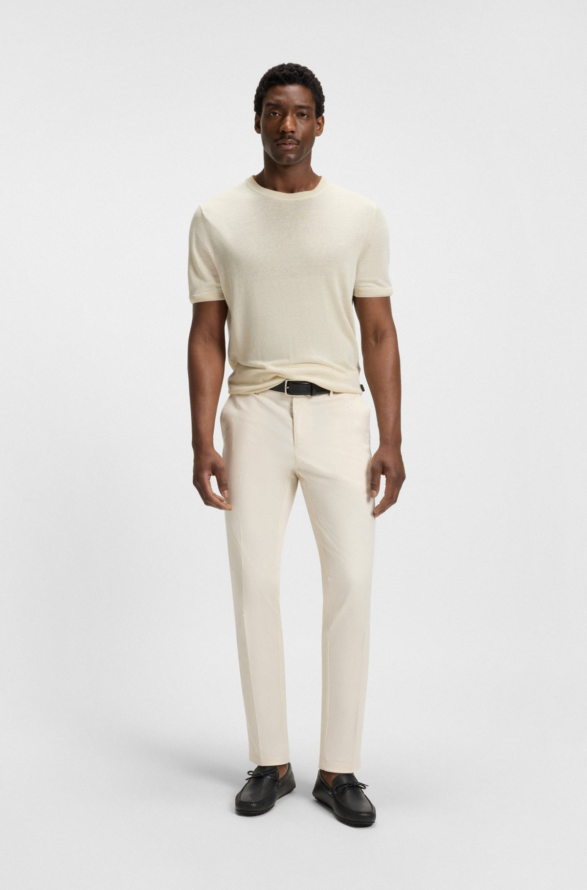 FORMAL TROUSERS IN COMFORT-STRETCH COTTON - 3